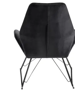 Houpaci jídelní židle Houpací Židle Wohnling Černá