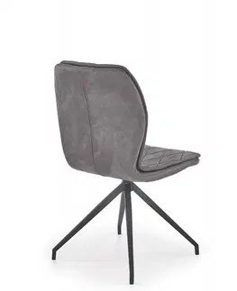 Židle HALMAR Jídelní židle Tifanny šedá