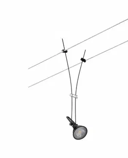 Svítidla pro lankové osvětlení PAULMANN Lankový systém Comet spot GU5,3 max. 50W 12V černá mat