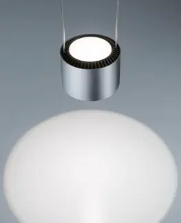 Svítidla Paulmann URail PAULMANN URail LED závěs Aldan / 8,5 / 1x4,5W 4000K stmívatelné 230V matný chrom/černá