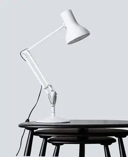 Stolní lampy kancelářské Anglepoise Anglepoise Type 75 Mini stolní lampa alpská bílá