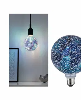 LED žárovky PAULMANN LED G125 E27 Miracle Mosaic modrá 2700K stmívatelné 287.50