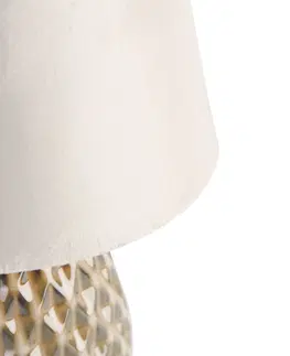 Stolni lampy Klasická stolní lampa béžová 35 cm - Betty