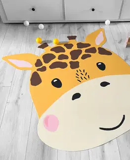 Hrací podložky Podložky pro děti na hraní- Žlutá žirafa