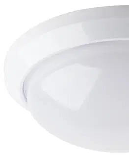 Moderní stropní svítidla Ecolite Stropní sv. s čidlem, bílé, IP44, max 60W W121-BI