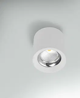 LED bodová svítidla CENTURY Stropní svítidlo LED RONDO bílé pr.90x90mm 10W 230V 3000K 45d IP20