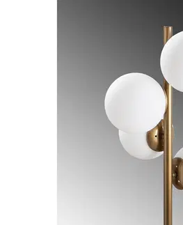Svítidla Sofahouse 28616 Designová stojanová lampa Qunsia 130 cm zlatá