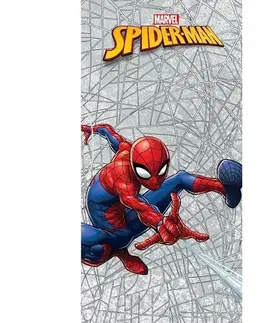 Doplňky do ložnice Carbotex Dětská osuška Spider-Man Pavučina, 70 x 140 cm