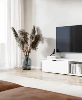 TV stolky Vivaldi Závěsný/stojací TV stolek COMFY 150 cm bílý
