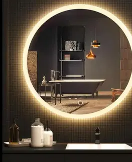 Koupelnová zrcadla REA Zrcadlo LED 70cm FFJ70 HOM-02823