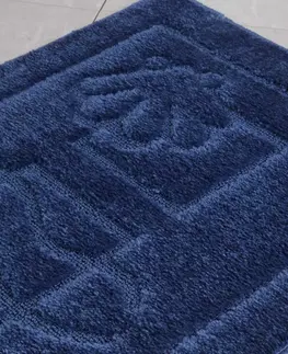 Koupelnové předložky L'essentiel Koupelnová sada koberečků SEA modrá