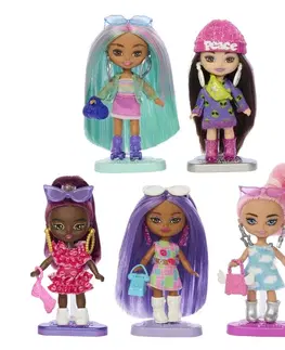 Hračky panenky MATTEL - Barbie extransformers mini minis sada 5ks panenek (e-comm)