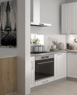 Kuchyňské linky CHANIE, skříňka pro vestavnou lednici D14DL 60, korpus: bílý, barva: white
