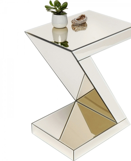 Odkládací stolky KARE Design Odkládací stolek Luxury Z Champagne