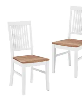 Židle do jídelny Sada židlí Antalia Bílá