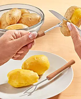 Nádobí a příbory 2 vidličky na loupání brambor