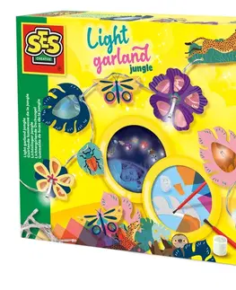 Hračky SES - Výroba dekorace - svítící girlanda džungle