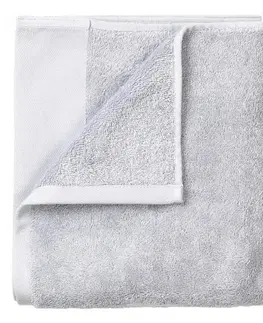 Ručníky Set 4 ručníků 30 x 30 cm, šedobílý BLOMUS