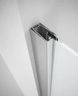 Sprchové kouty HOPA Sprchové dveře ESSENCE N2FS BARVA rámu Hliník ossidato, Rozměr A 150 cm, Výplň Čiré bezpečnostní sklo 6 mm BEN23A1