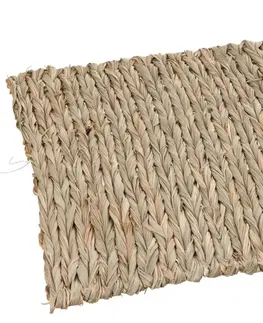 Prostírání Přírodní pletené prostírání/ kobereček z listů -  50*1*35cm J-Line by Jolipa 71131
