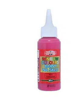 Hračky KOH-I-NOOR - Barva na sklo 60 ml, červená