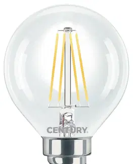 LED žárovky CENTURY LED FILAMENT MINI GLOBE ČIRÁ 4W E14 2700K 470Lm 360d 45x76mm IP20 CEN INH1G-041427
