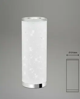 LED stolní lampy BRILONER LED stolní lampa s hvězdným nebem, 35 cm, 5 W, bílé-chrom BRILO 7332-018