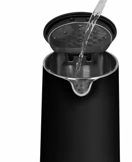 Rychlovarné konvice Concept RK3301 rychlovarná konvice nerezová Salt & Pepper 1,5 l, černá
