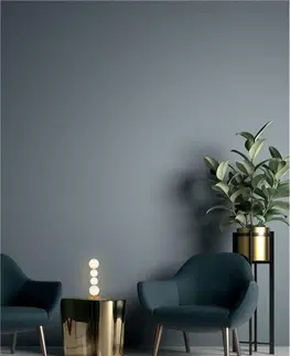 Designové stolní lampy NOVA LUCE stolní lampa FLEA zlatá a opálové bílé skleněné stínidlo LED 11W 3000K 9695240