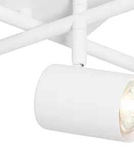 Bodova svetla Moderní stropní svítidlo bílé nastavitelné 5 světel - Jeana
