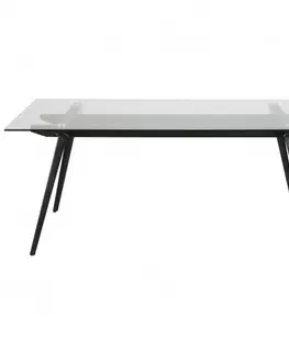 Jídelní stoly Actona Jídelní stůl Monti 180 x 90 cm černý