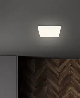 Stropní svítidla Briloner LED stropní světlo Flame, 21,2 x 21,2 cm, bílé