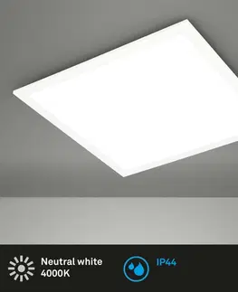 LED stropní svítidla BRILONER Svítidlo LED panel, 44,5 cm, LED modul, 24W, 2800lm, bílé BRILO 7477016
