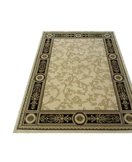 Vintage koberce Béžový koberec s ornamentem Šířka: 160 cm | Délka: 220 cm