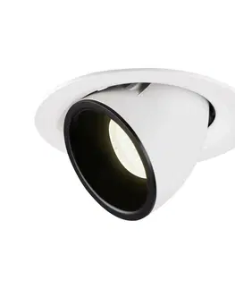 LED podhledová svítidla SLV BIG WHITE NUMINOS GIMBLE M zápustné stropní svítidlo bílé/černé 4000 K 40° 1005969