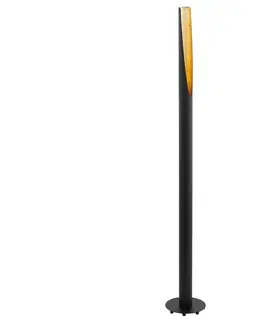 Lampy Eglo Eglo 97584 - LED Stojací lampa BARBOTTO 1xGU10/4,5W/230V černá 