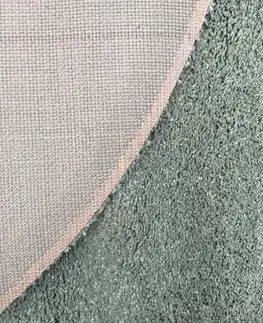 Kulaté a oválné koberce Moderní ródnyy koberec v mentolovej barvě