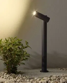 Sloupková světla Lucande LED světlo na podstavci Narea, nastavitelné, 43 cm