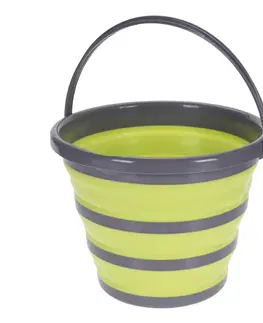Koupelnové doplňky DekorStyle Skládací kbelík Compact 32 cm zeleno-šedý