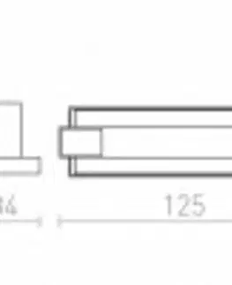 Kolejnice a příslušenství 3fáze RED - DESIGN RENDL RENDL EUTRAC průběžné napájení pro tříokr. lištu černá 230V  R11347
