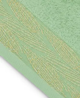 Ručníky AmeliaHome Ručník ALLIUM klasický styl 30x50 cm zelený, velikost 70x130