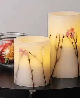 LED svíčky Pauleen Pauleen Shiny Blossom Candle LED svíčka sada 2 ks