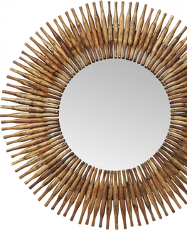 Nástěnná zrcadla KARE Design Zrcadlo Sunlight Ø120cm