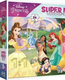 Hračky puzzle TREFL - Puzzle 24 SUPER MAXI - Disney Princess