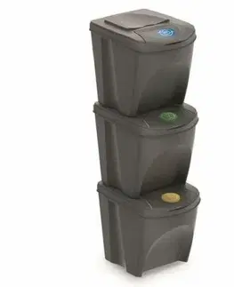 Odpadkové koše PROSPERPLAST SORTIBOX 3x25L