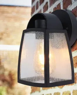 Venkovní nástěnná svítidla LUTEC Venkovní nástěnné světlo Kelsey hliník šířka 12 cm