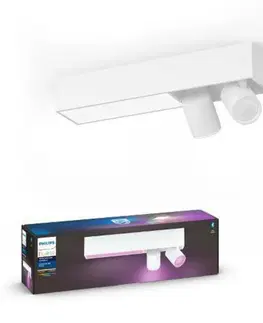 LED bodová svítidla Hue LED White and Color Ambiance Stropní bodové svítidlo Philips Centris BT 50610/31/P7 11W + 2x5,7W GU10, 1600lm, 2000K-6500K, IP20, RGB, bílé