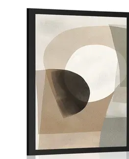 Abstraktní tvary Plakát abstraktní tvary No1