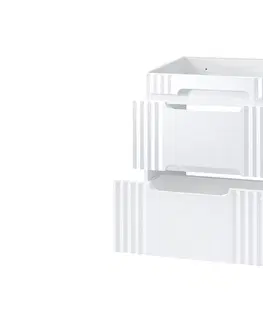 Koupelnový nábytek Comad Závěsná skříňka pod umyvadlo Fiji 60 cm bílá