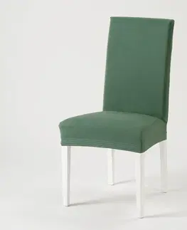 Přehozy Potah na židli, jednobarevný, bi-pružný
